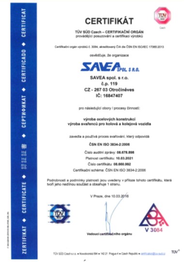 ČSN EN ISO 3834 – 2:2006