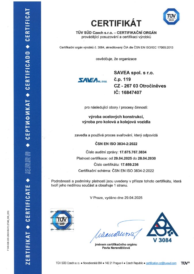 ČSN EN ISO 3834-2_2022